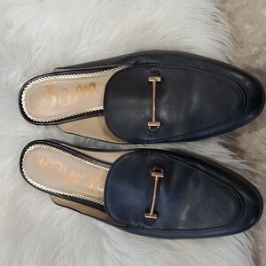 Sam Edelman Lennie black slipon  loafers mules size 8.5